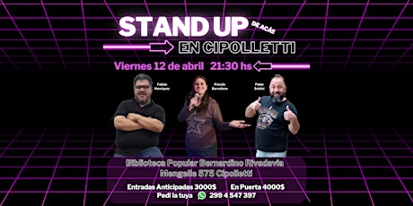 Stand Up, de Acá!! en la Biblioteca Bernardino Rivadavia