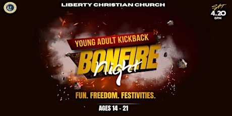 Young Adult Kickback Bonfire Night primary image
