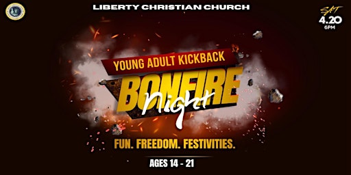 Primaire afbeelding van Young Adult Kickback Bonfire Night