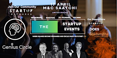 Startup Events London - Networking & Investor Relations & Open Mic Pitching primary image