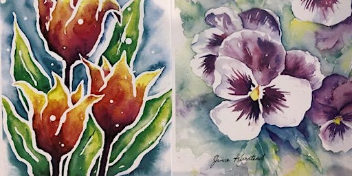 Immagine principale di "Flowers in Watercolor" with Janice Keirstead Hennig 