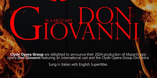Imagem principal do evento DON GIOVANNI opera by W.A. Mozart