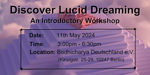 Hauptbild für Discover Lucid Dreaming: An Introductory Workshop