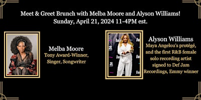 Meet & Greet Brunch with Melba Moore and Alyson Williams! primary image