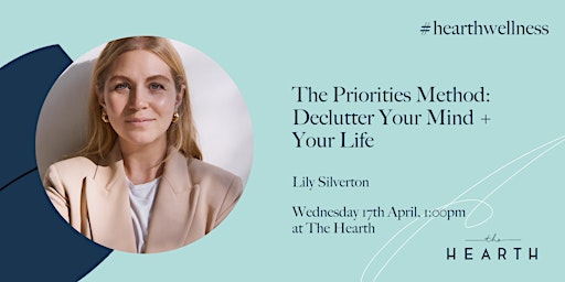 Imagem principal do evento Lunch & Learn: The Priorities Method: Declutter Your Mind + Your Life
