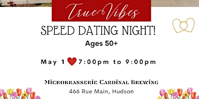 Speed Dating Event/ Ages 50+ LADIES SOLD OUT primary image