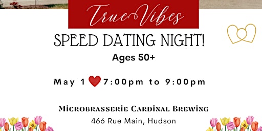 Immagine principale di Speed Dating Event/ Ages 50+ LADIES SOLD OUT 