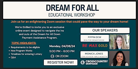 CALIFORNIA DREAM FOR ALL WORKSHOP