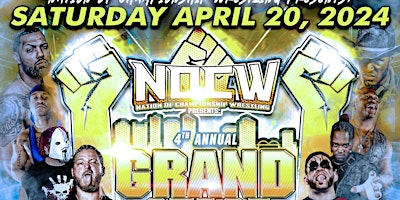 Imagem principal do evento NOCW wrestling GRAND STAGE 2024