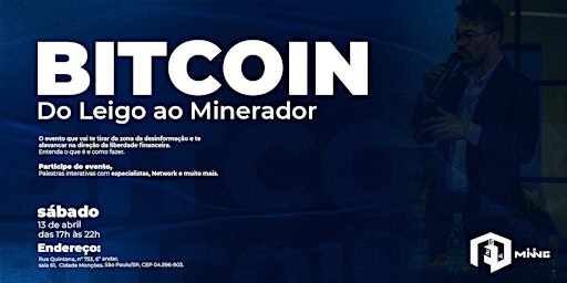 Imagem principal do evento Bitcoin: Do Leigo Ao Minerador