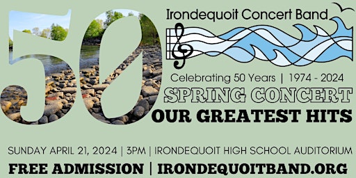 Imagem principal do evento Irondequoit Concert Band: 50th Anniversary Spring Concert