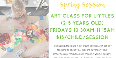Spring Session: Art Class for Littles primary image