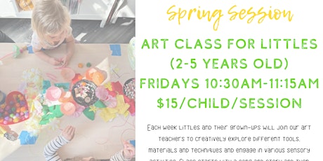 Spring Session: Art Class for Littles