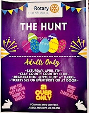 The Hunt - Flora Rotary Adult Egg Hunt