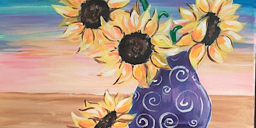 Imagem principal do evento Sassy Sunflowers **PAINT AND SIP**