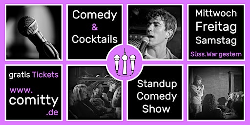 Hauptbild für Comedy & Cocktails ⭐Profi-Comedians & Newcomer ⭐Gratis Standup Comedy Show