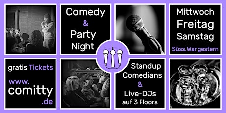 Comedy & Party Night ⭐Profi-Comedians & Newcomer ⭐DJs auf 3 Floors ⭐Berlin