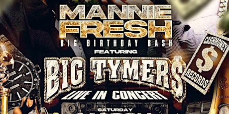 BIG TYMERS LIVE IN CONCERT - SATURDAY MARCH 23