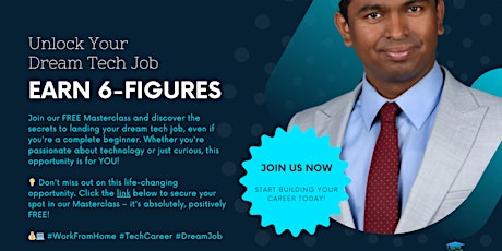 Unlock Your Dream Tech Job: Earn 6 Figures in Just 2 Months - No Diploma or Prior Experience Needed!