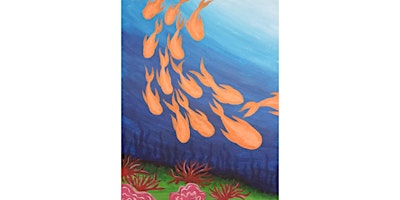 Imagen principal de Fun School of Fish paint and sip painting