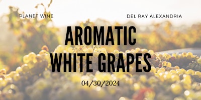 Imagem principal do evento Planet Wine Class - Aromatic White Grapes