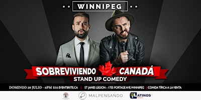 Imagem principal do evento Sobreviviendo Canadá - Comedia en Español - Winnipeg