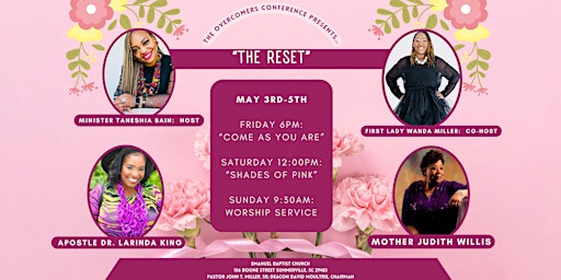 The Overcomers Conference presents:  “The Reset” primary image