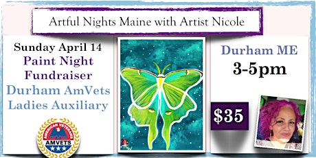 Paint Night FUNdraiser for Durham AmVets Ladies Auxiliary, Durham