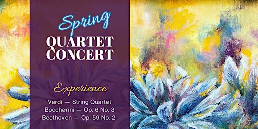 Hauptbild für Spring Quartet Concert—Galatea Chamber Music
