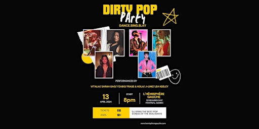 Imagen principal de Dirty Pop Party: Montreal