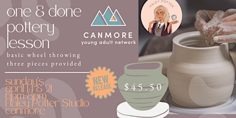 One & Done Pottery Lessons with CYAN and Haley Potter Studio