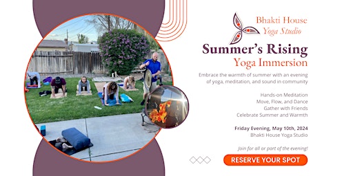 Summer's Rising - Yoga Immersion