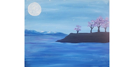 Imagem principal do evento Sip and Paint: This Serene Peaceful Ocean