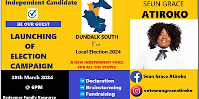 A New Independent Voice For All The People | Vote Seun Grace Atiroko primary image