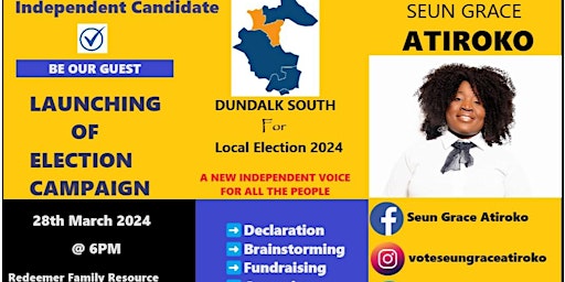 Immagine principale di A New Independent Voice For All The People | Vote Seun Grace Atiroko 