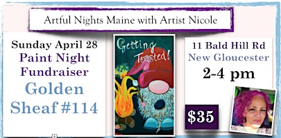 Primaire afbeelding van Paint Night FUNdraiser for Golden Sheaf #114, New Gloucester