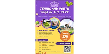 Youth Tennis and Yoga