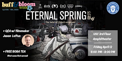 Imagem principal do evento Eternal Spring Free Film Screening + Q&A w Filmmaker Jason Loftus