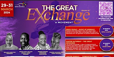 Primaire afbeelding van M2C The Great Exchange - Easter Weekend