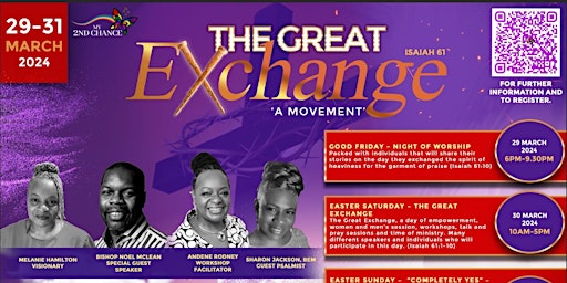 Primaire afbeelding van M2C The Great Exchange - Easter Weekend