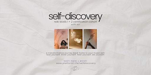 Self-Discovery Reiki Levels 1 + 2 Cohort (5 Weeks) primary image