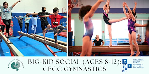 Imagem principal do evento Big Kid Social (Ages 8-12): CFCC Gymnastics Workshop