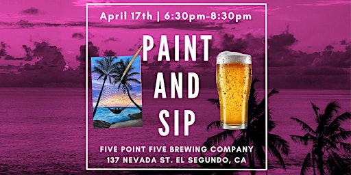 Paint & Sip @ Five Point Five primary image