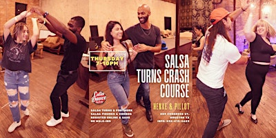 Imagem principal de Salsa Turns Crash Course @ Henke. Thursday 04/25