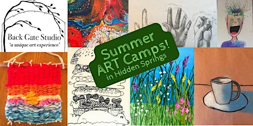 Primaire afbeelding van Summer Art Camp: Session #1 in Hidden Springs/Boise--Ages 5.5-`14.