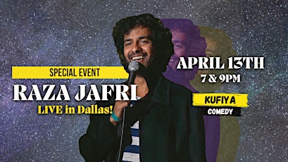 Comedian Raza Jafri LIVE in Dallas! (7pm)