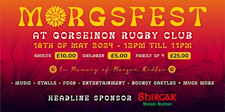 MorgsFest’24 sponsored by Shirgar Welsh Butter