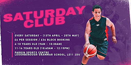 Loughborough Saturday Basketball (13th April - 25th May) primary image