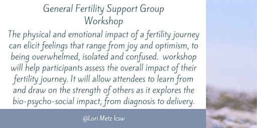 Image principale de General Fertility Workshop