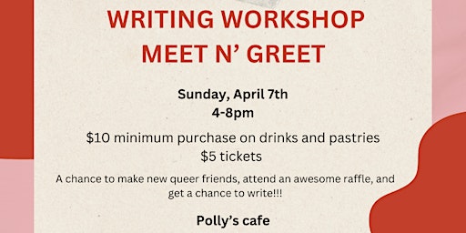 Imagem principal de Writing Workshop Meet N' Greet